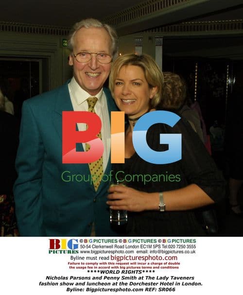 Nicholas Parsons and Penny Smith at Lady Taveners event
