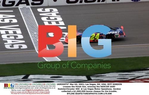 Jeff Gordon wins NASCAR race in Las Vegas