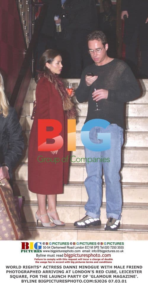 Danni Minogue Arrives at 'Glamour' Magazine Launch