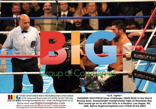 Holyfield vs Ruiz heavyweight title fight