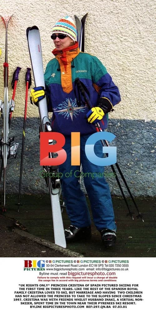 Princess Cristina Skis in Pyrenees