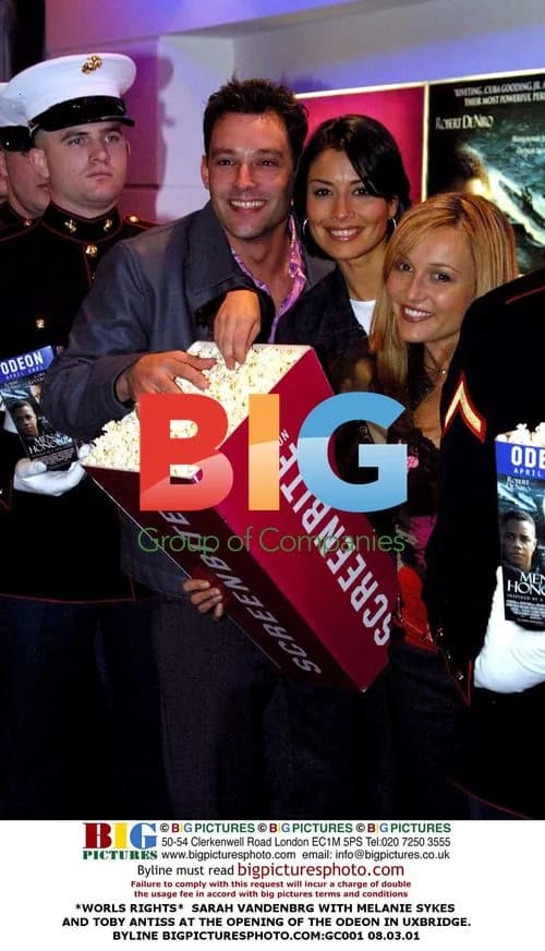 Sarah Vandenbrg, Melanie Sykes and Toby Antiss at Odeon Opening