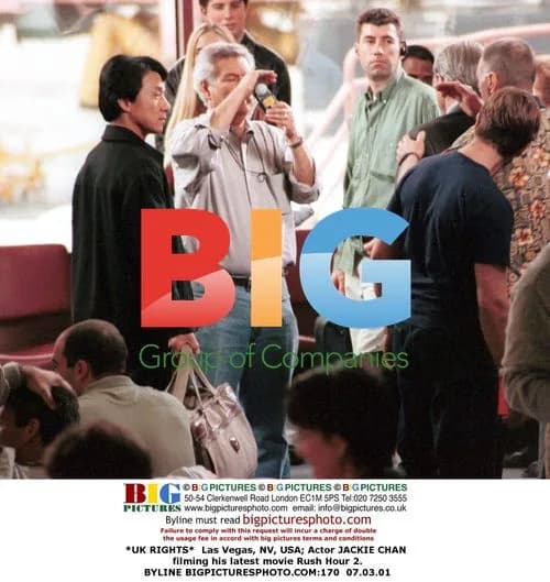 Jackie Chan filming Rush Hour 2 in Las Vegas