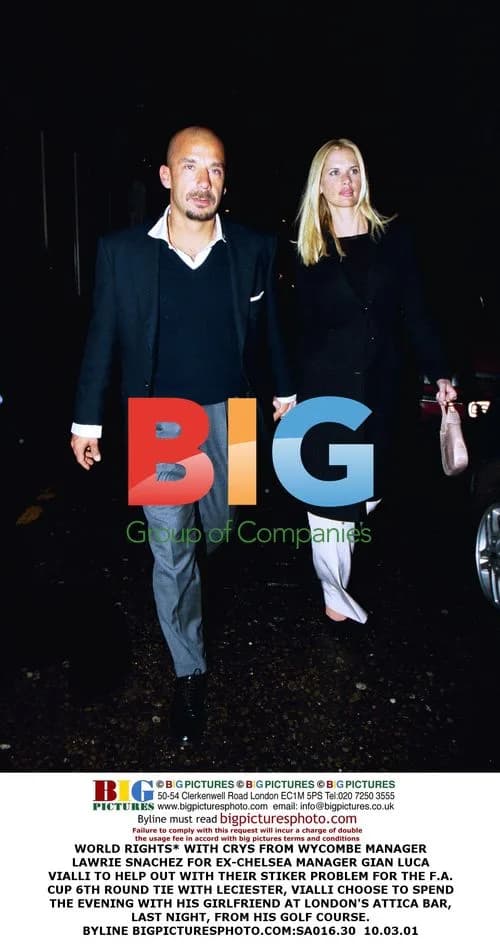 Vialli Spends Evening With Girlfriend