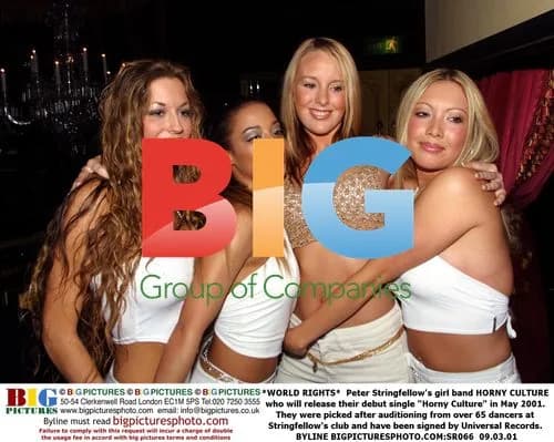 Peter Stringfellow's girl band HORNY CULTURE