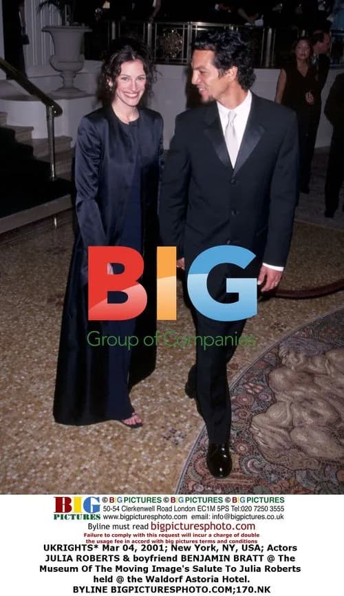 Julia Roberts & Benjamin Bratt at Museum Salute