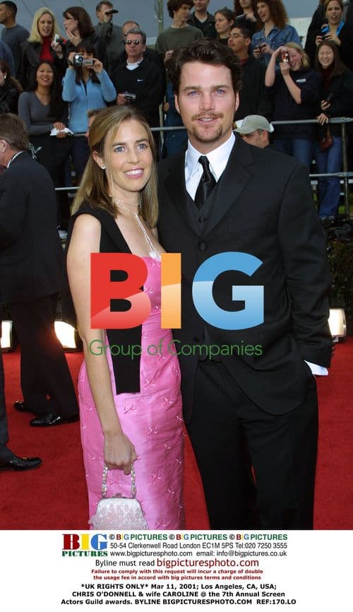 Chris O'Donnell and wife Caroline at SAG Awards