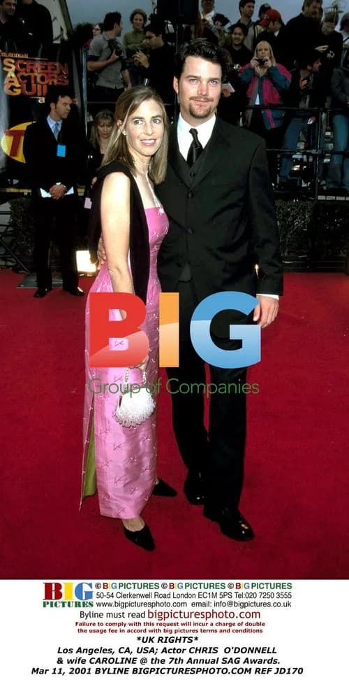 Chris O'Donnell & wife Caroline at SAG Awards