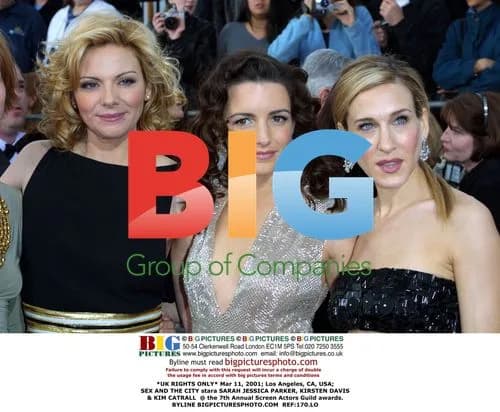 Sarah Jessica Parker, Kirsten Davis & Kim Catrall at SAG Awards