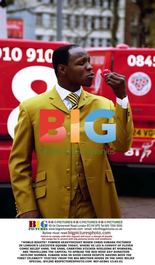 Chris Eubank leads Comic Relief convoy