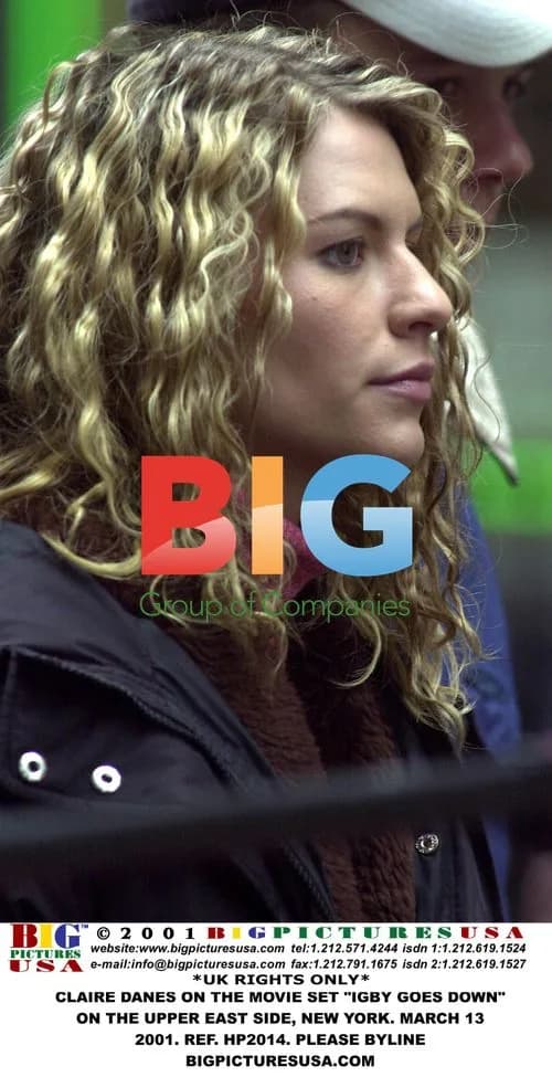 Claire Danes on set of "Igby Goes Down"