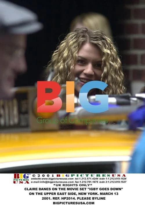 Claire Danes on movie set of "Igby Goes Down"