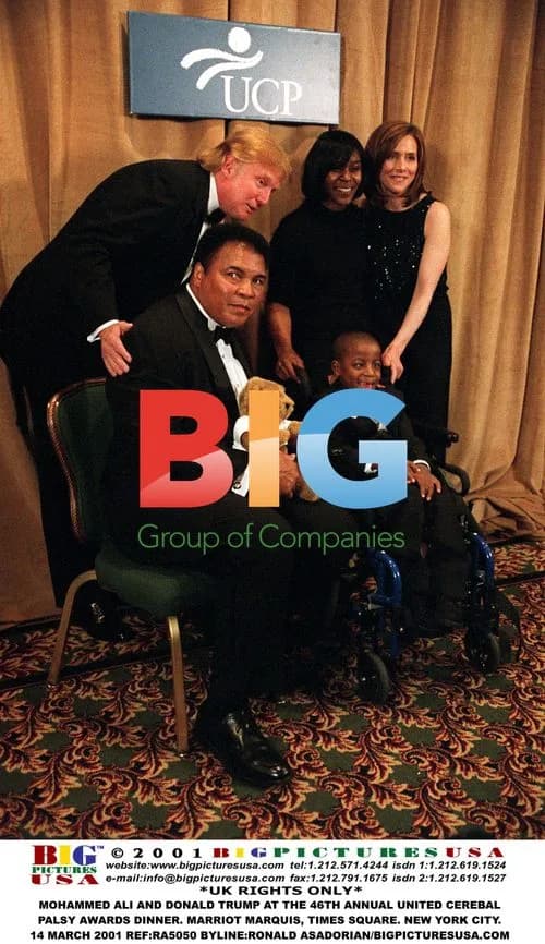 Mohammed Ali and Donald Trump at Cerebral Palsy Awards