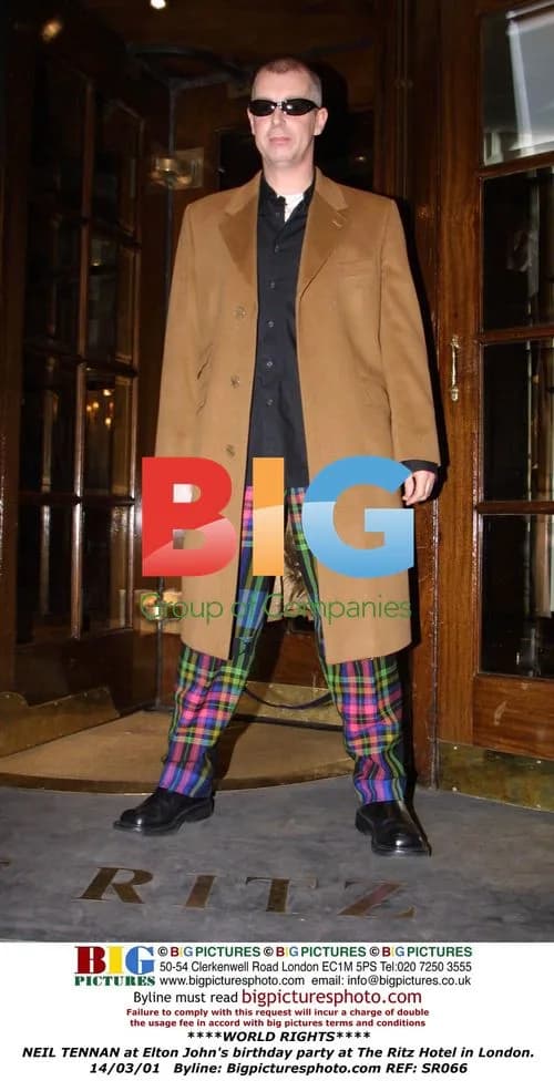 NEIL TENNAN at Elton John's birthday party