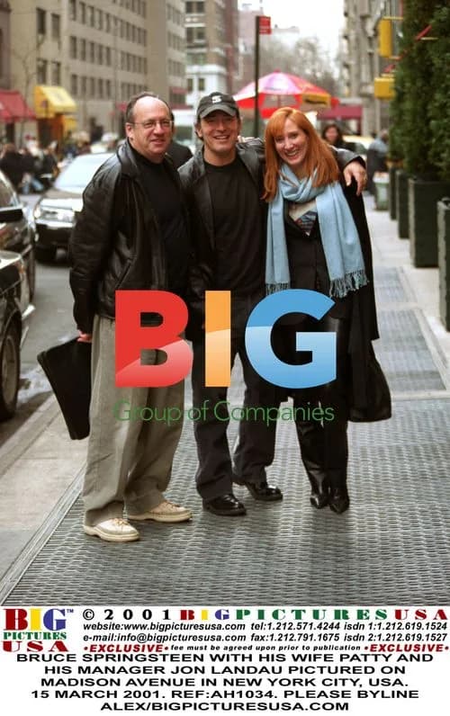 Bruce Springsteen and family on Madison Ave