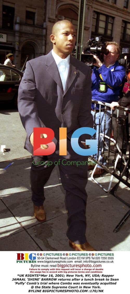 Jamaal 'Shine' Barrow at Puffy Combs' trial