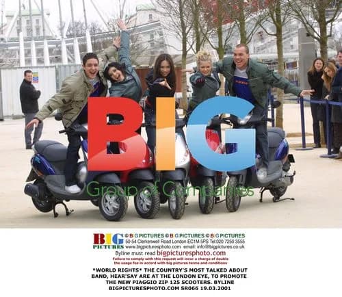 Hear'Say Promote Piaggio ZIP 125 Scooters