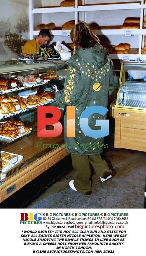 Nicole Appleton Buying Cheese Roll