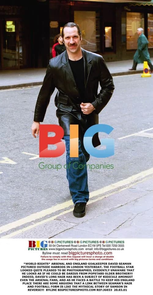 Arsenal's David Seaman Photographed Outside Harrods