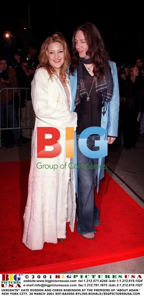 Kate Hudson and Chris Robinson at 'About Adam' premiere