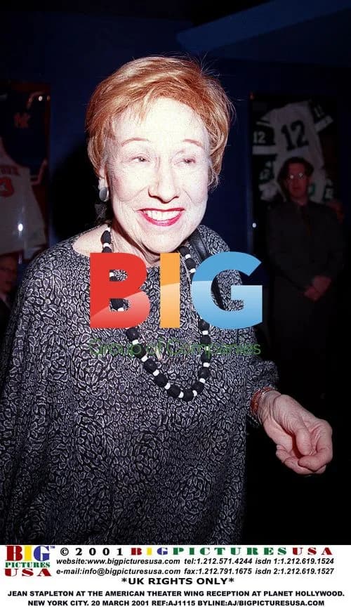 Jean Stapleton at American Theater Wing Reception