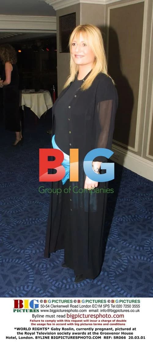 Gaby Roslin at RTS Awards in London
