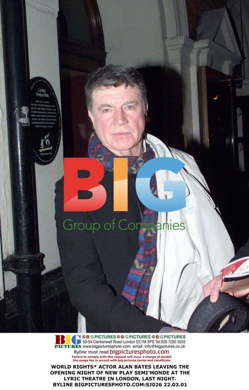 Alan Bates Leaving Play Opening in London