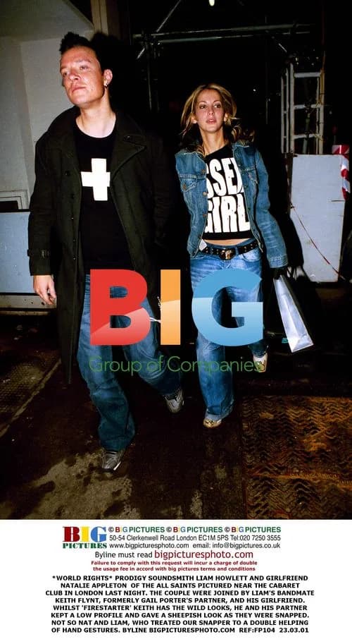 Prodigy's Liam Howlett and Natalie Appleton spotted