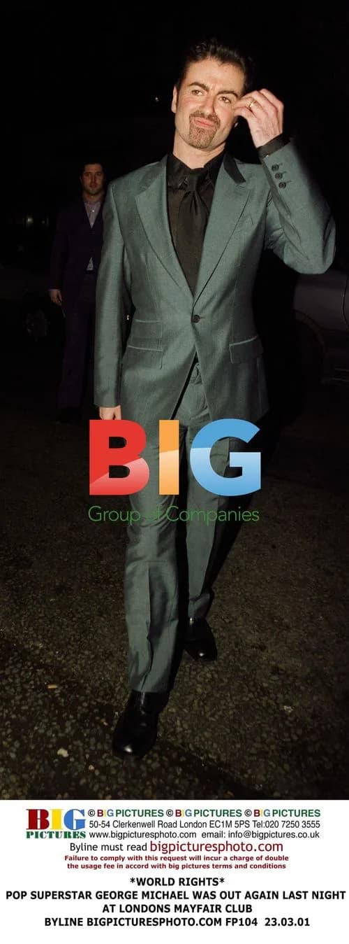George Michael at London's Mayfair Club