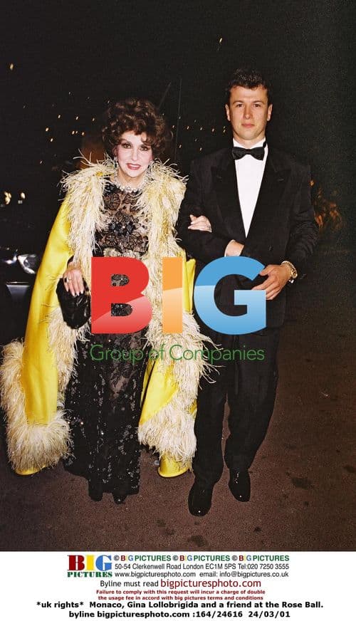 Gina Lollobrigida at Monaco Rose Ball