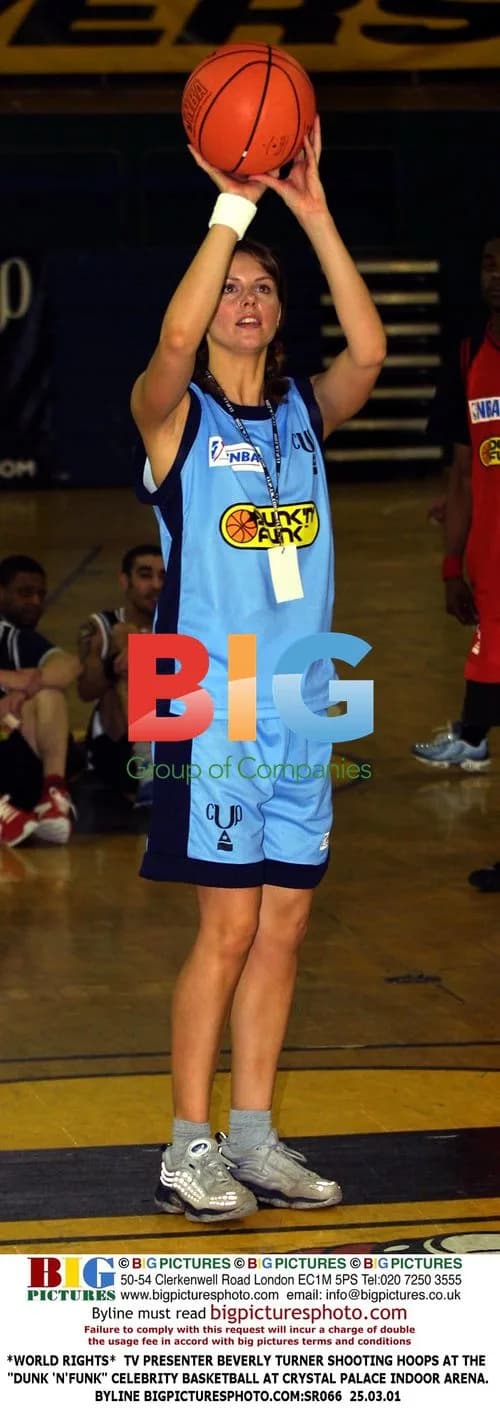 TV Presenter Beverly Turner at Celebrity Basketball
