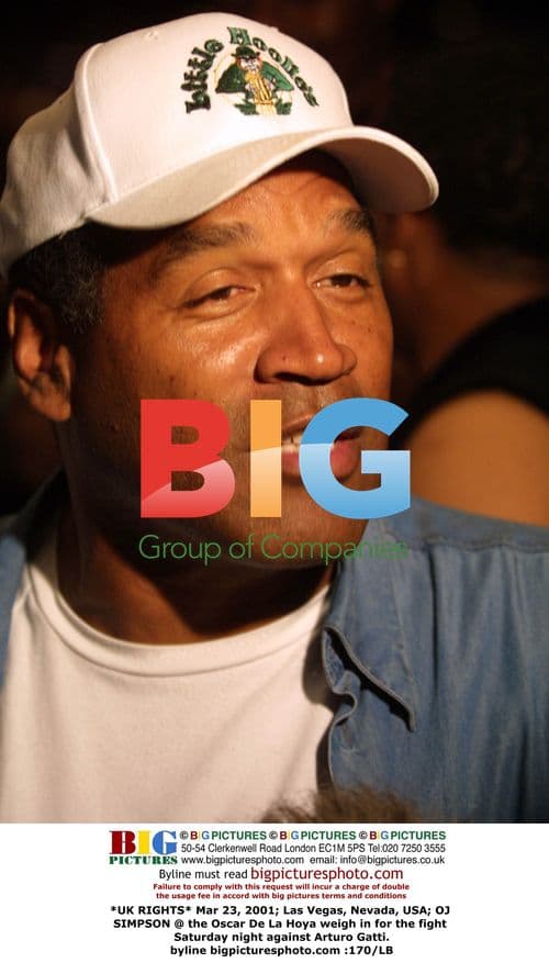 OJ Simpson at Oscar De La Hoya Weigh-In