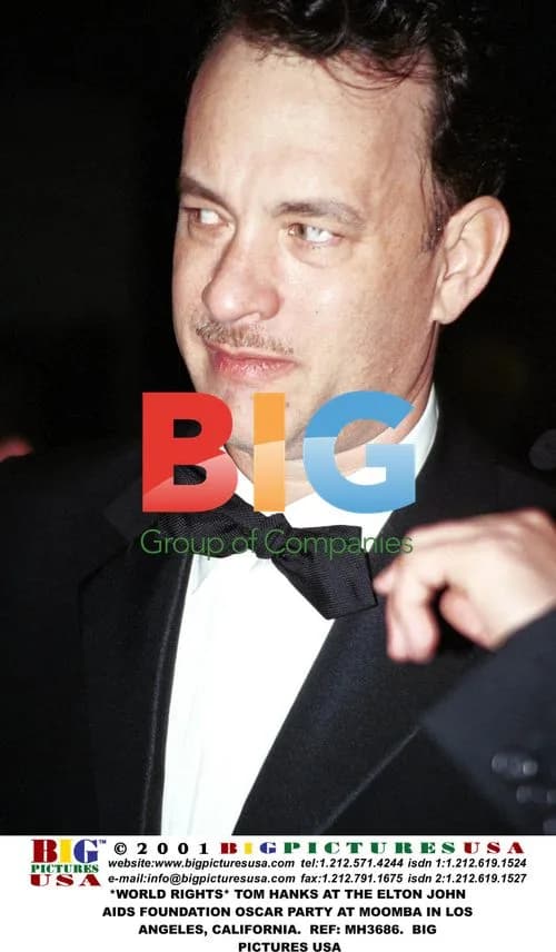 Tom Hanks at Elton John's Oscar Party