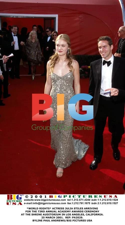 Julia Stiles at 73rd Academy Awards