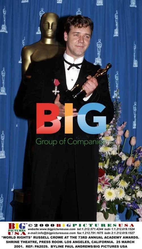 Russell Crowe at 73rd Academy Awards