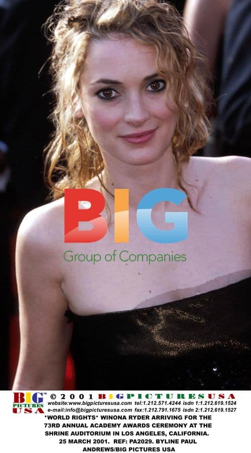 Winona Ryder at 73rd Oscars