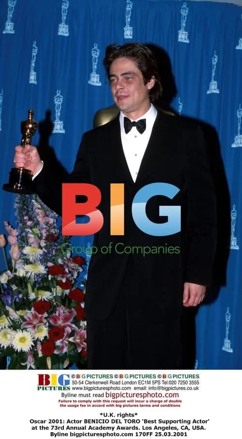 Benicio Del Toro Wins Best Supporting Actor at 2001 Oscars