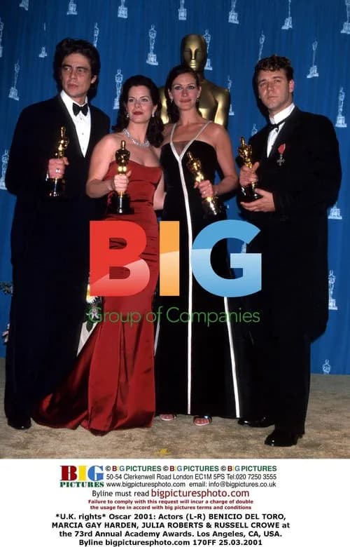 Actors at 2001 Oscar Awards