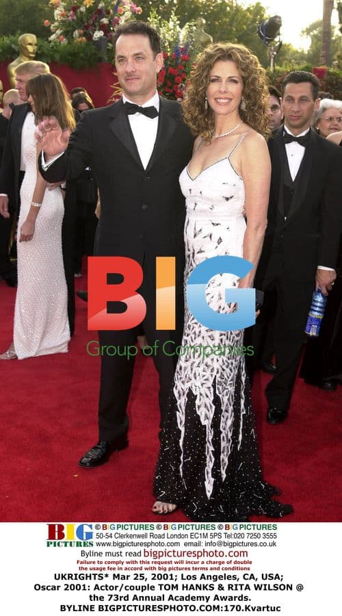 Tom Hanks & Rita Wilson at Academy Awards