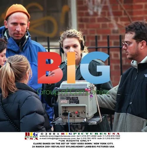 Claire Danes on the set of 'Igby Goes Down'