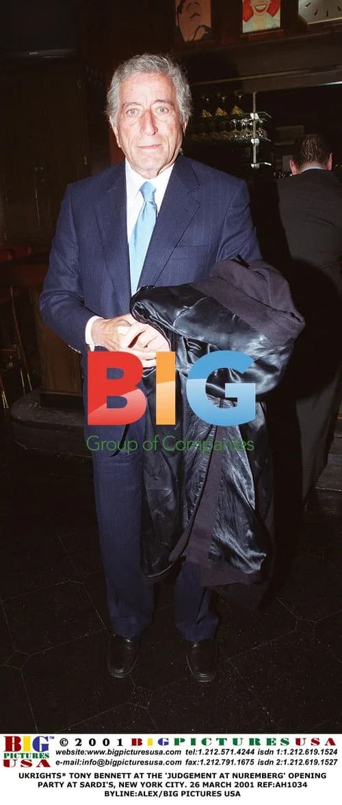 Tony Bennett at 'Judgement at Nuremberg' Party