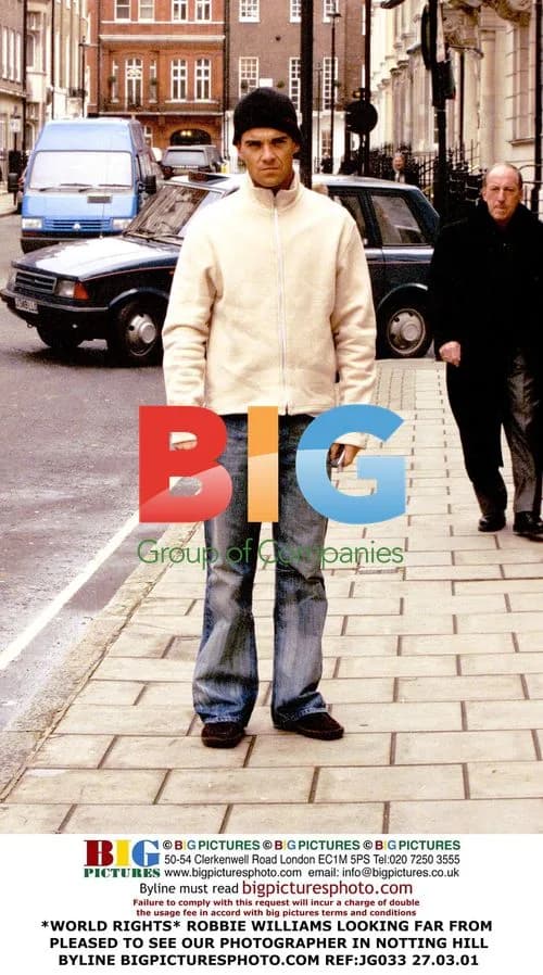 Robbie Williams Unhappy in Notting Hill