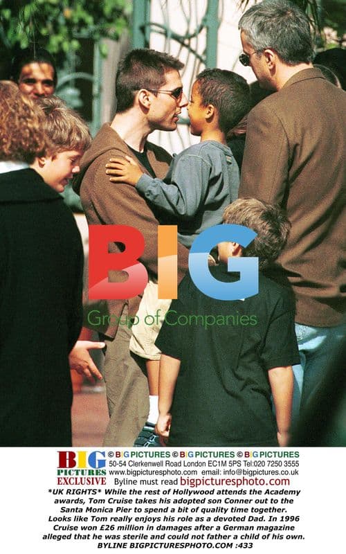 Tom Cruise and son Conner at Santa Monica Pier