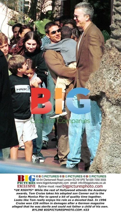 Tom Cruise and son Conner at Santa Monica Pier