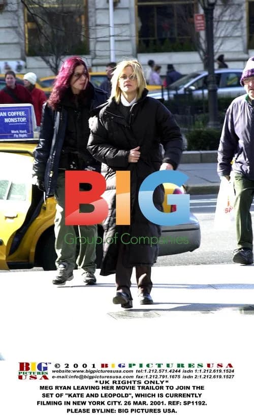Meg Ryan on Set of 'Kate and Leopold'