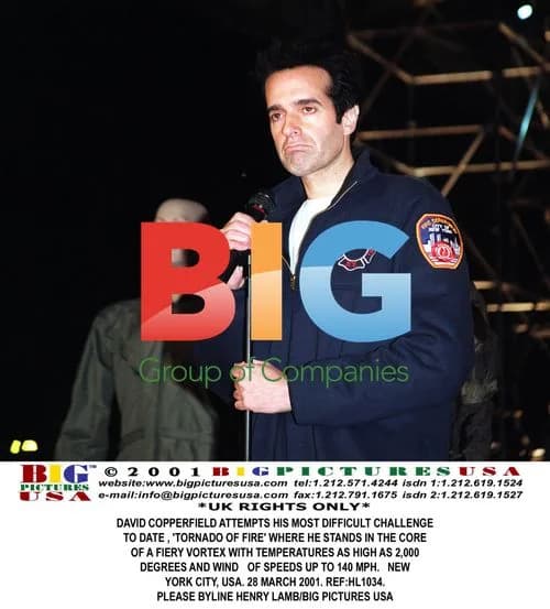 Copperfield Attempts 'Tornado of Fire'