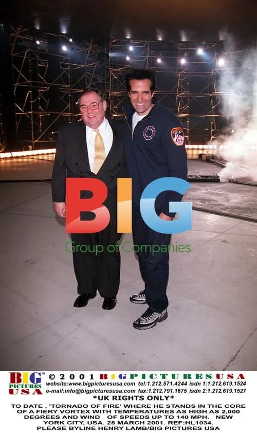 DAVID COPPERFIELD ATTEMPTS 'TORNADO OF FIRE'