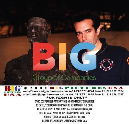 David Copperfield 'Tornado of Fire' Illusion