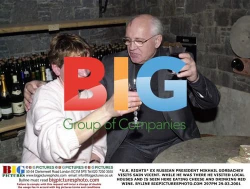 Gorbachev Visits Saint Vincent