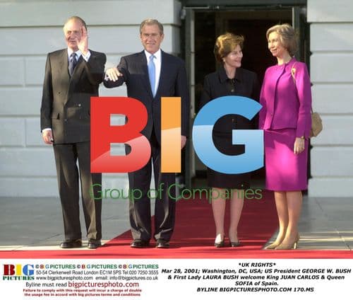 President Bush & Spanish Royals at White House